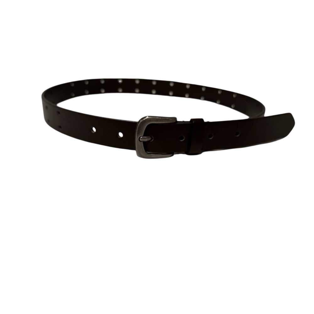 The Children’s Place Boy’s Brown Faux Leather Belt in size 8-14